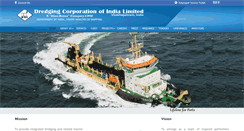 Desktop Screenshot of dredge-india.nic.in